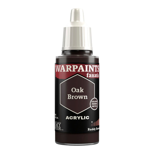 The Army Painter Warpaints Fanatic: Oak Brown 18ml Acrylic Paint WP3109P