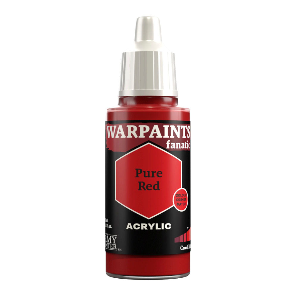 The Army Painter Warpaints Fanatic: Pure Red 18ml Acrylic Paint WP3118P