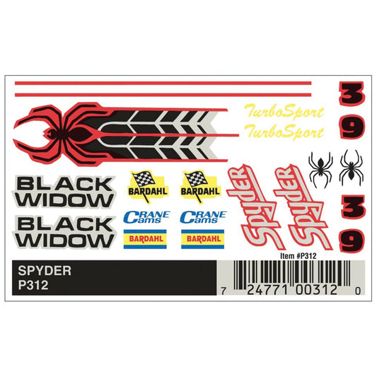 Pinecar Spyder Dry Transfer WP312
