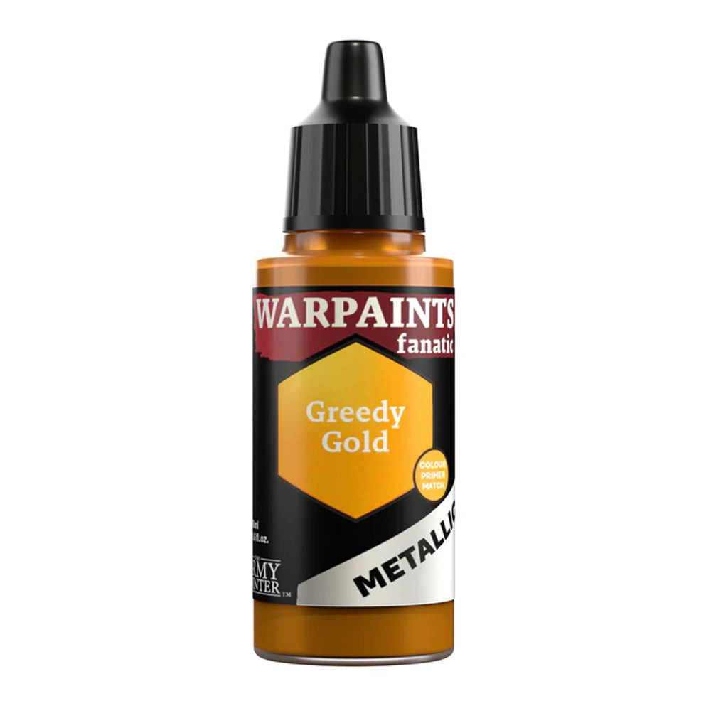 The Army Painter Warpaints Fanatic Metallic: Greedy Gold 18ml Acrylic WP3188P