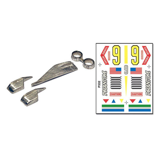 Pinecar Phantom Custom Parts with Decals WP332