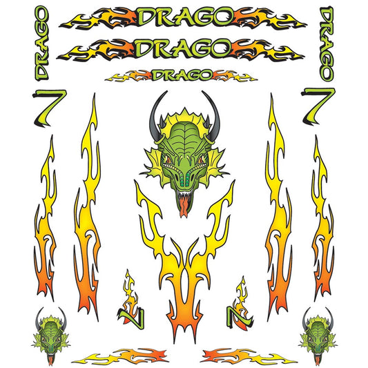 Pinecar Drago Dry Transfer WP4009