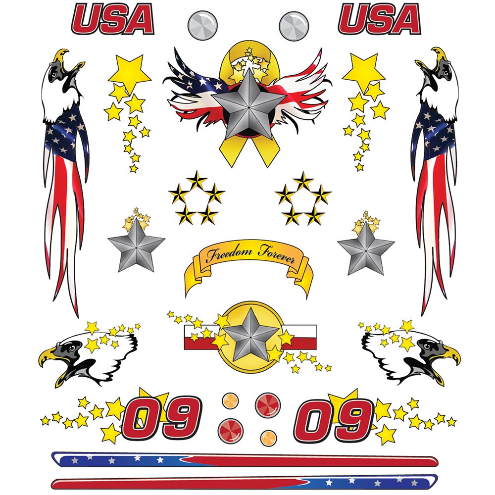 Pinecar Freedom Forever Dry Transfer WP4019