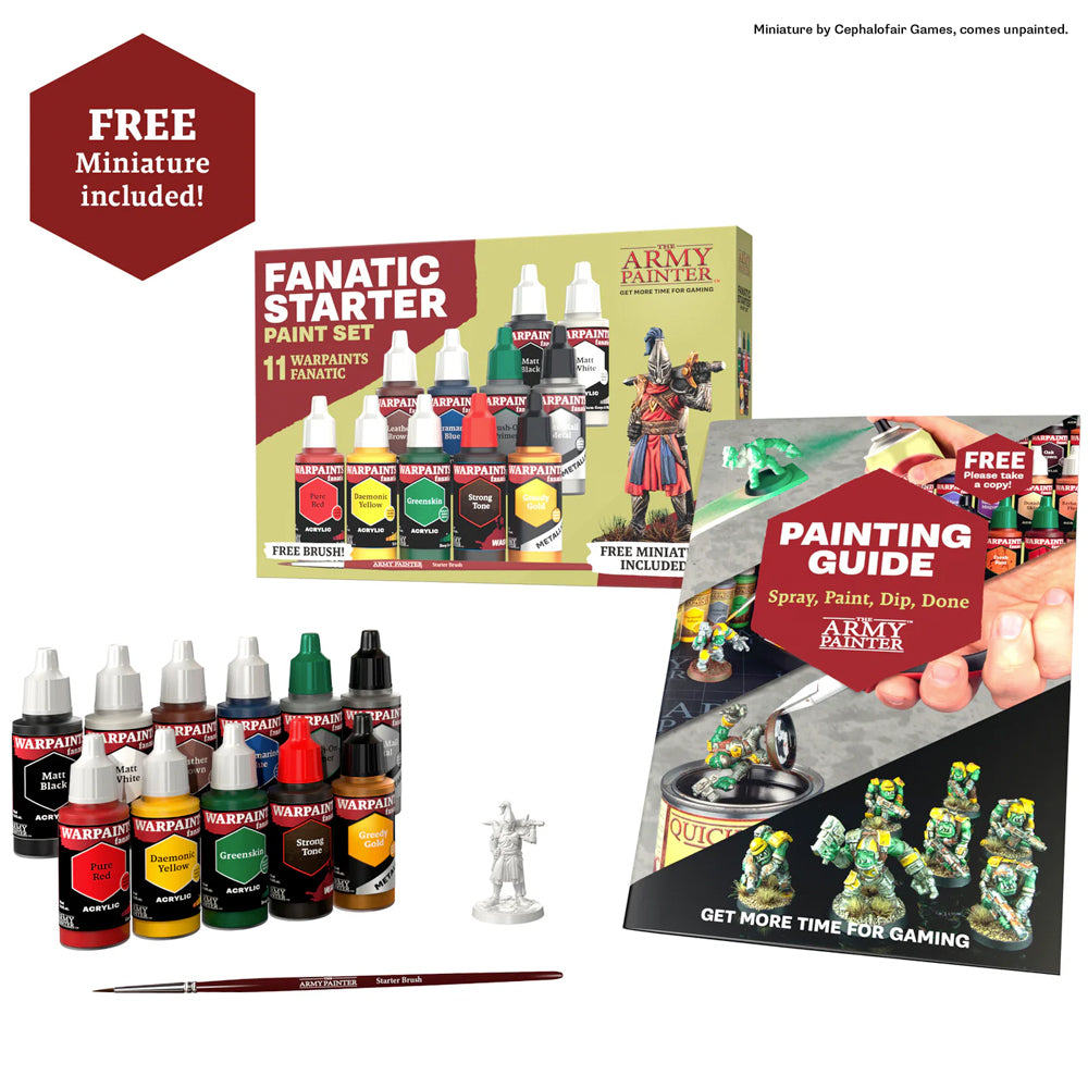 The Army Painter Warpaints Fanatic Starter Set WP8066