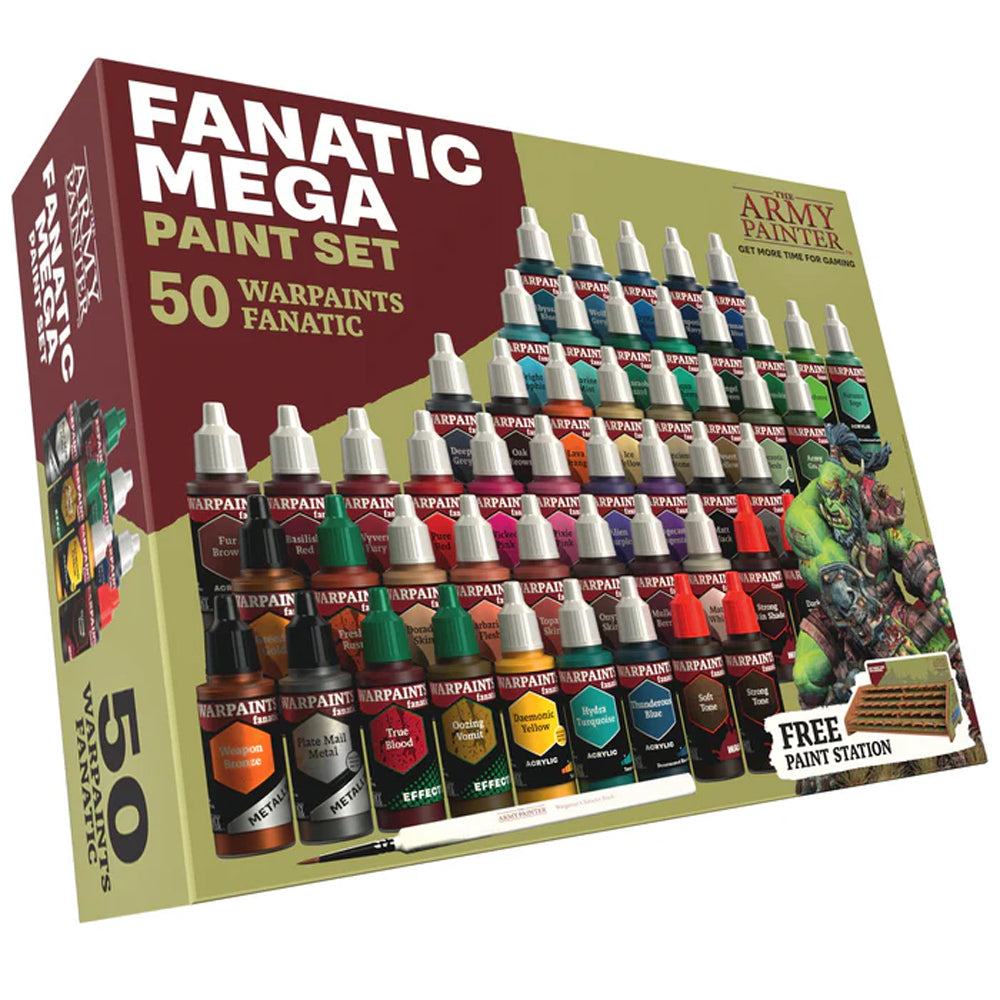The Army Painter Warpaints Fanatic: Mega Set (50 x 18ml Acrylic Paint)