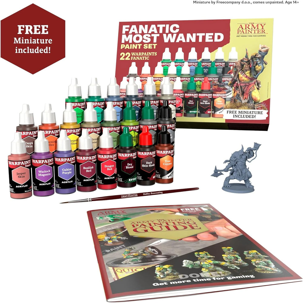 The Army Painter Warpaints Fanatic Most Wanted Set (22 Acrylic Paints)