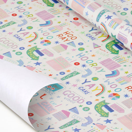 Legami Wrapping Paper - Happy Birthday (No.2)