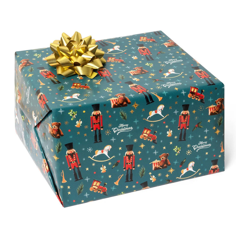 Legami Christmas Wrapping Paper 2m Roll - Nutcracker