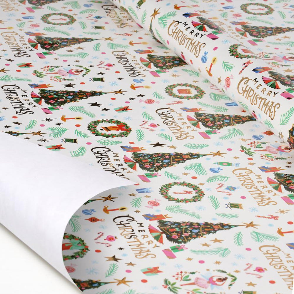 Legami Christmas Wrapping Paper 2m Roll - Xmas Tree