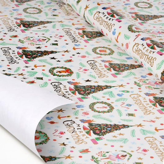 Legami Christmas Wrapping Paper 2m Roll - Xmas Tree