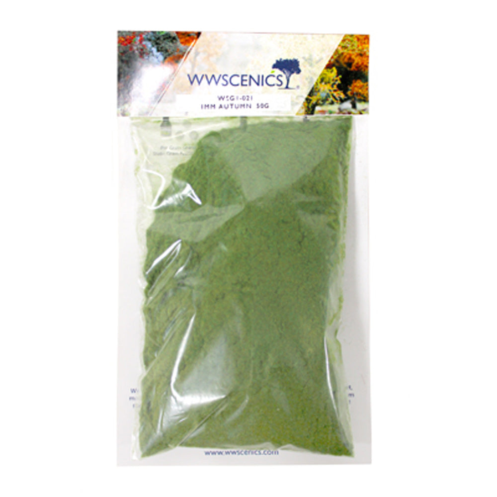 WWScenics WSG1021 1mm Static Grass Autumn 50g