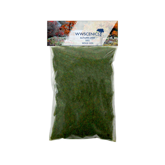 WWScenics Refill 500ml 2mm Autumn 50g Model Rail Scenics G2-021