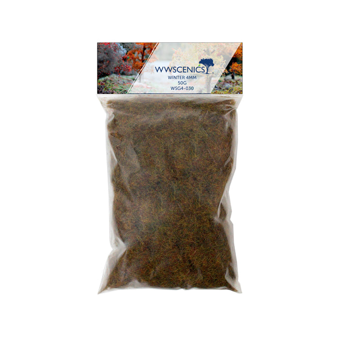 WWScenics Refill 500ml 4mm Winter 50g Model Rail Scenics G4-030