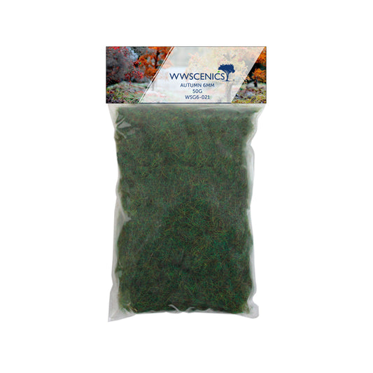 WWScenics Refill 500ml 6mm Autumn 50g Model Rail Scenics G6-021