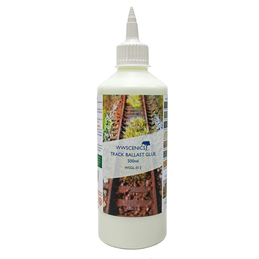WWScenics Railway Track Ballast Glue 500ml Model Rail Scenics GL-012