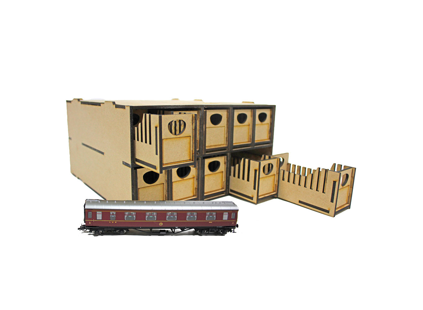 WWScenics WSLC021 Loco Storage Box 10dr