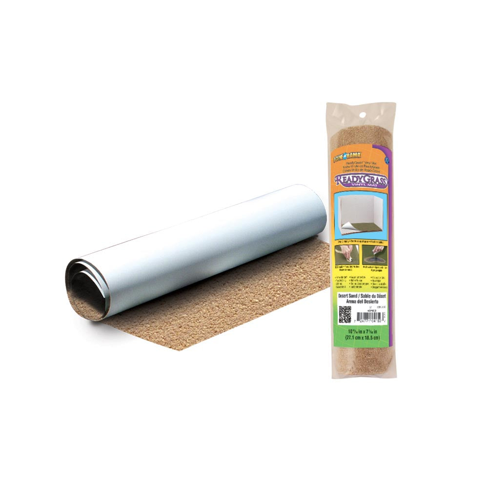 Scene-A-Rama 10 11/16" x 7 5/16" Desert Sand Ready Grass Sheet WSP4159
