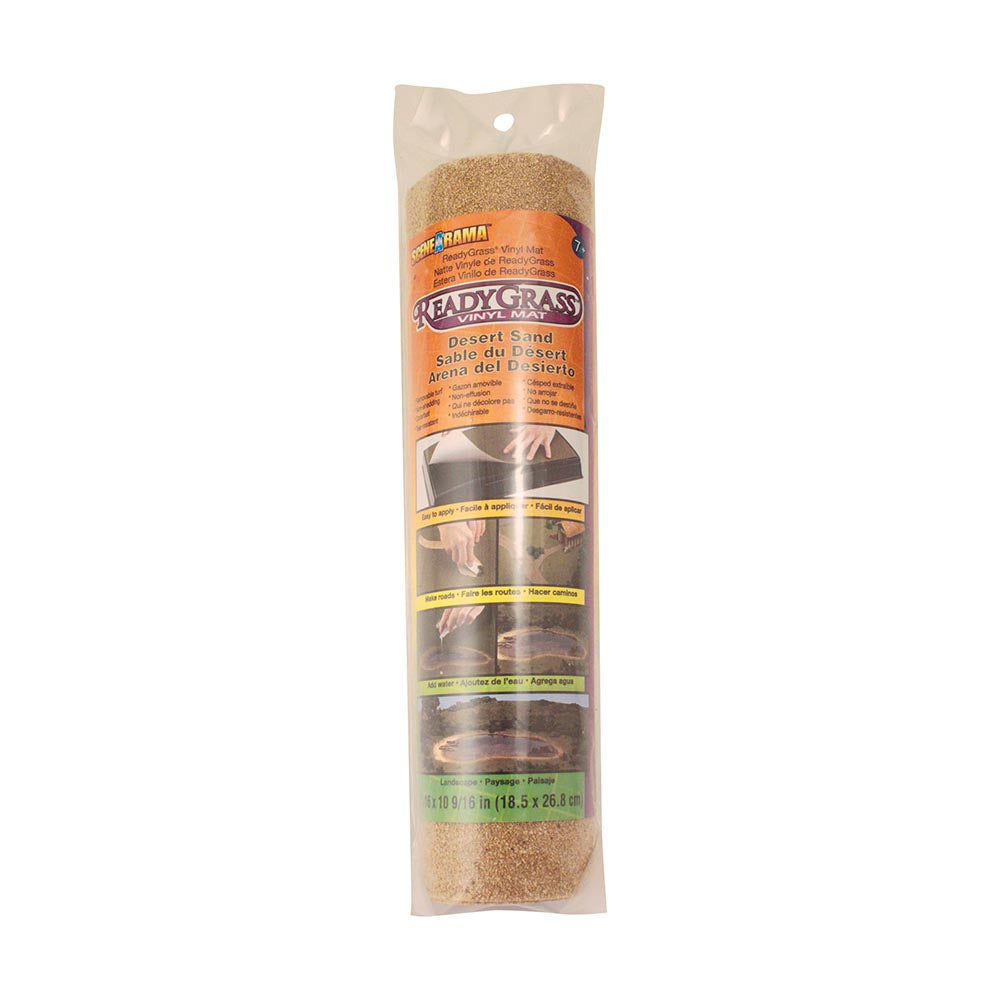 Scene-A-Rama 10¾" x 16¼" Desert Sand Ready Grass Sheet WSP4162