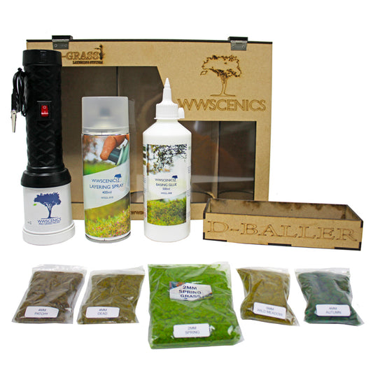 WWScenics Pro Grass Layering System Starter Kit Model Rail Scenics PG-037