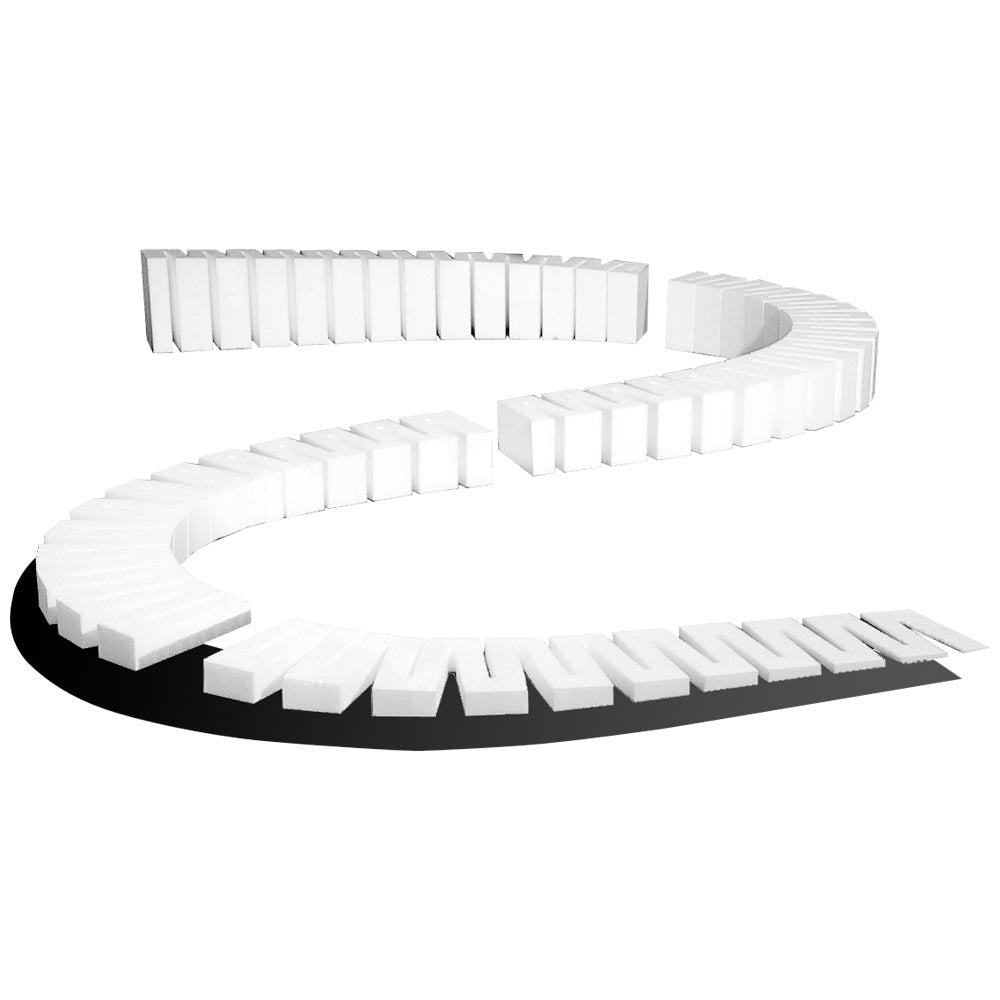Woodland Scenics ST1411 4 percent x 2' Incline/Decline Set 0-4" in 8' (x4/Set)