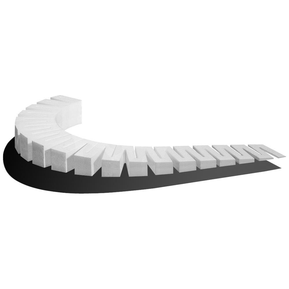 Woodland Scenics ST1413 4 percent x 2' Incline Starter 1" Elevation (x4/Set)