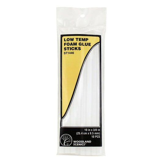 Woodland Scenics ST1446 Low Temp Foam Glue Sticks (x10) Railway Landscaping Scenics