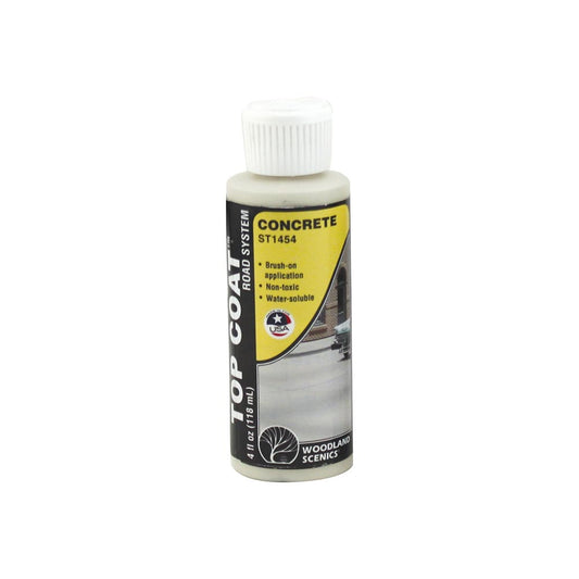 Woodland Scenics ST1454 Top Coat Concrete 4 fl. oz. Railway Landscaping Scenics