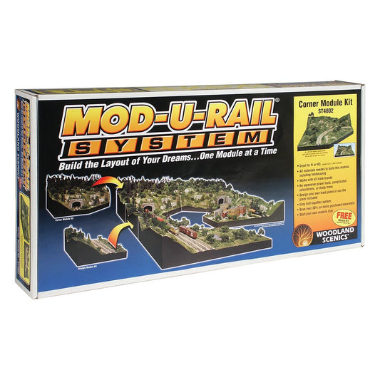 Woodland Scenics ST4802 Mod-U-Rail Corner Module