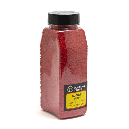 Woodland Scenics T1355 Fall Red Coarse Turf