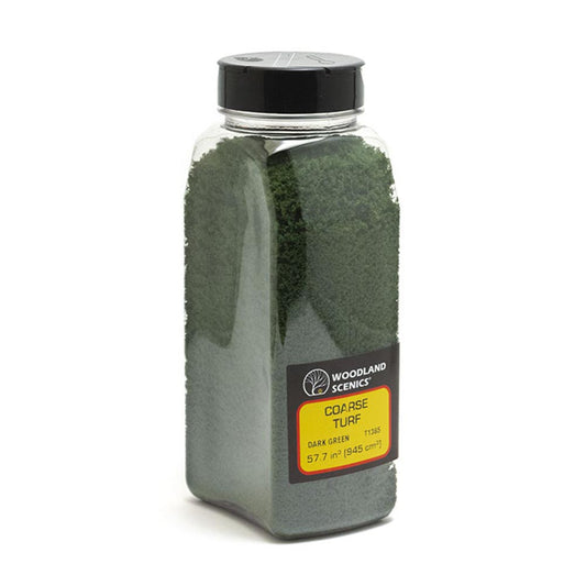 Woodland Scenics T1365 Dark Green Coarse Turf