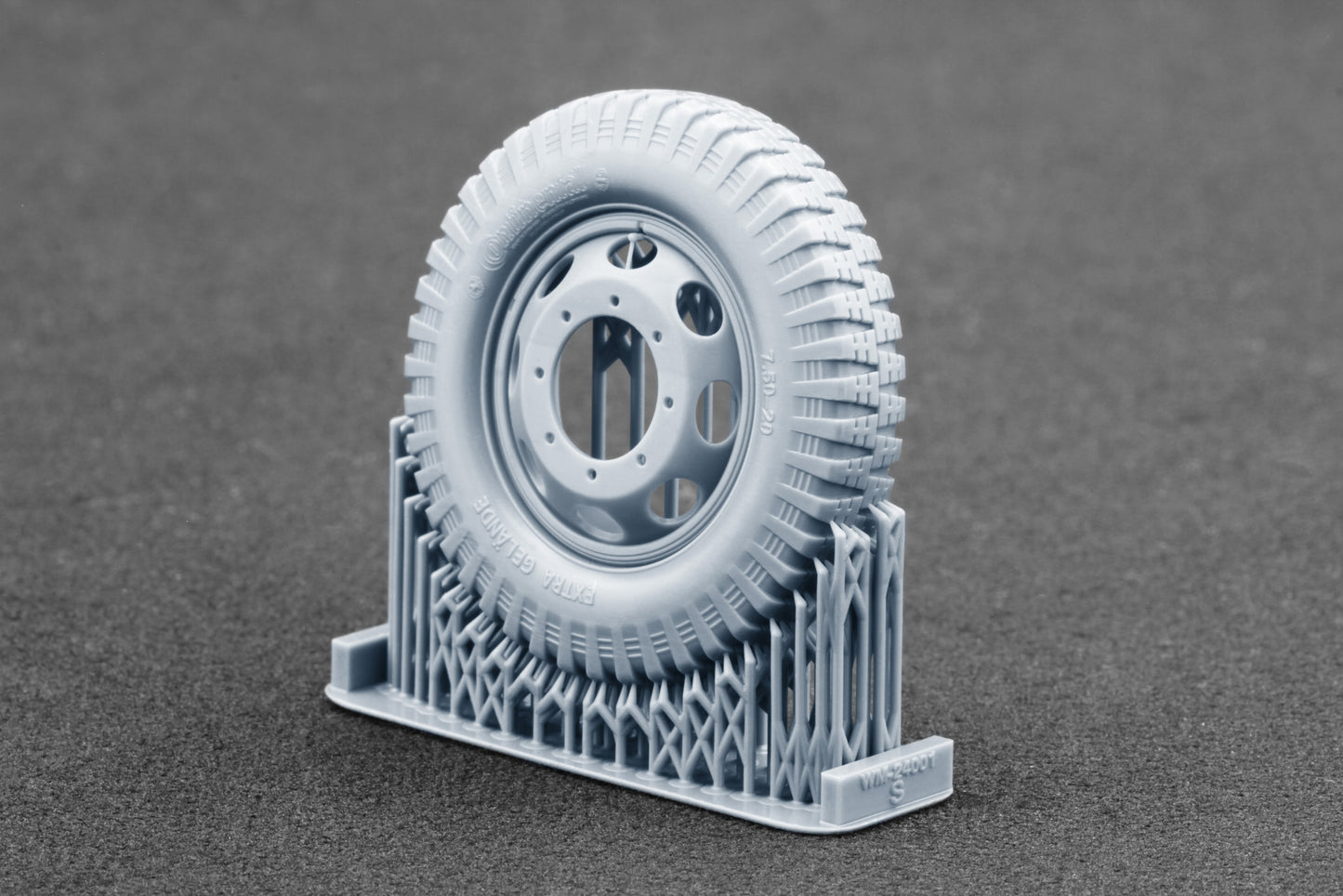ScaleX Blitz Late v1 Weighted Wheel Set for Italeri 1:24 Model Kits