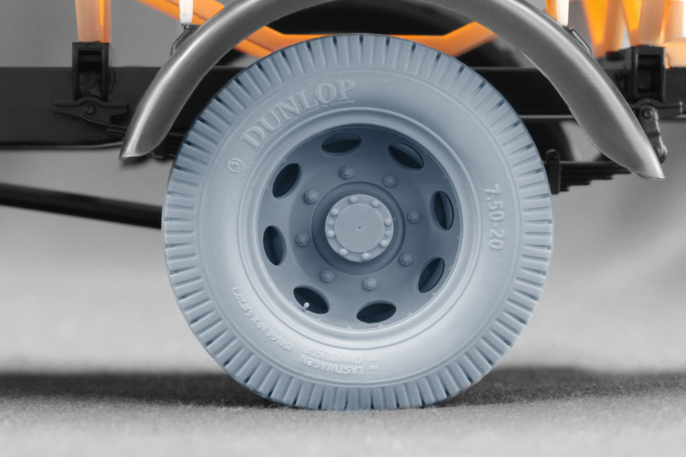 ScaleX Blitz Late v2 Weighted Wheel Set for Italeri 1:24 Model Kits
