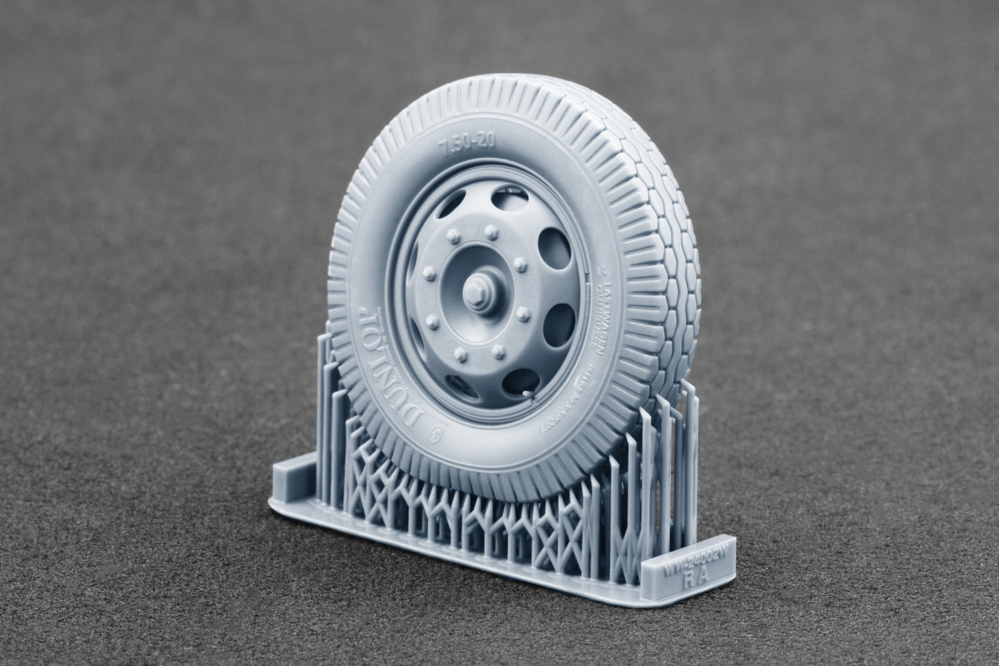 ScaleX Blitz Late v2 Weighted Wheel Set for Italeri 1:24 Model Kits