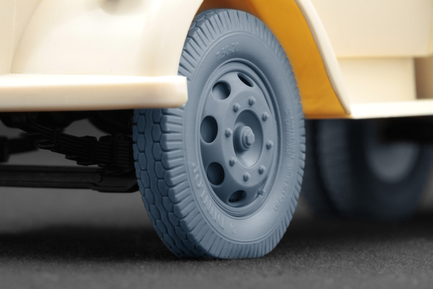 ScaleX Blitz Late v2 Weighted Wheel Set for Italeri 1:24 Model Kits