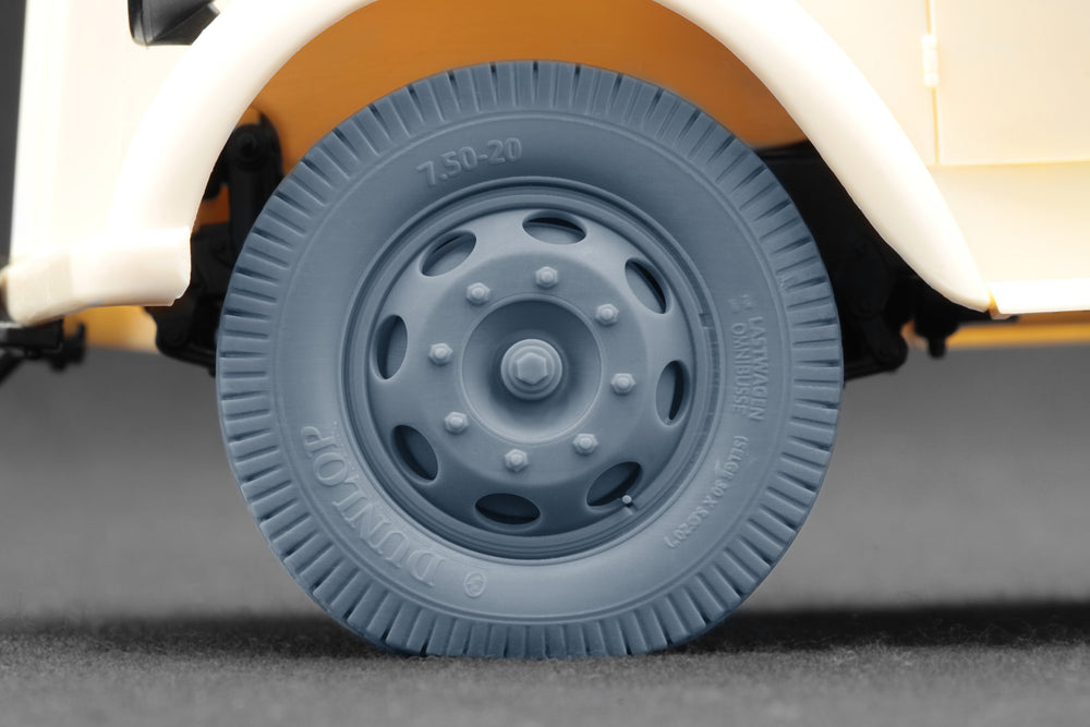 ScaleX Blitz Late v2 Weighted Wheel Set for Italeri 1:24 Model Kits