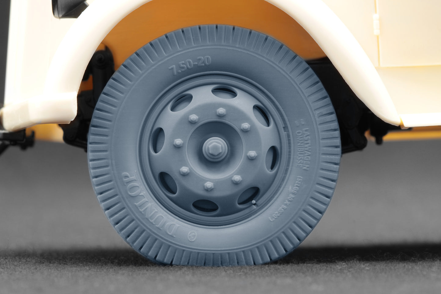ScaleX Blitz Late v2 Weighted Wheel Set for Italeri 1:24 Model Kits