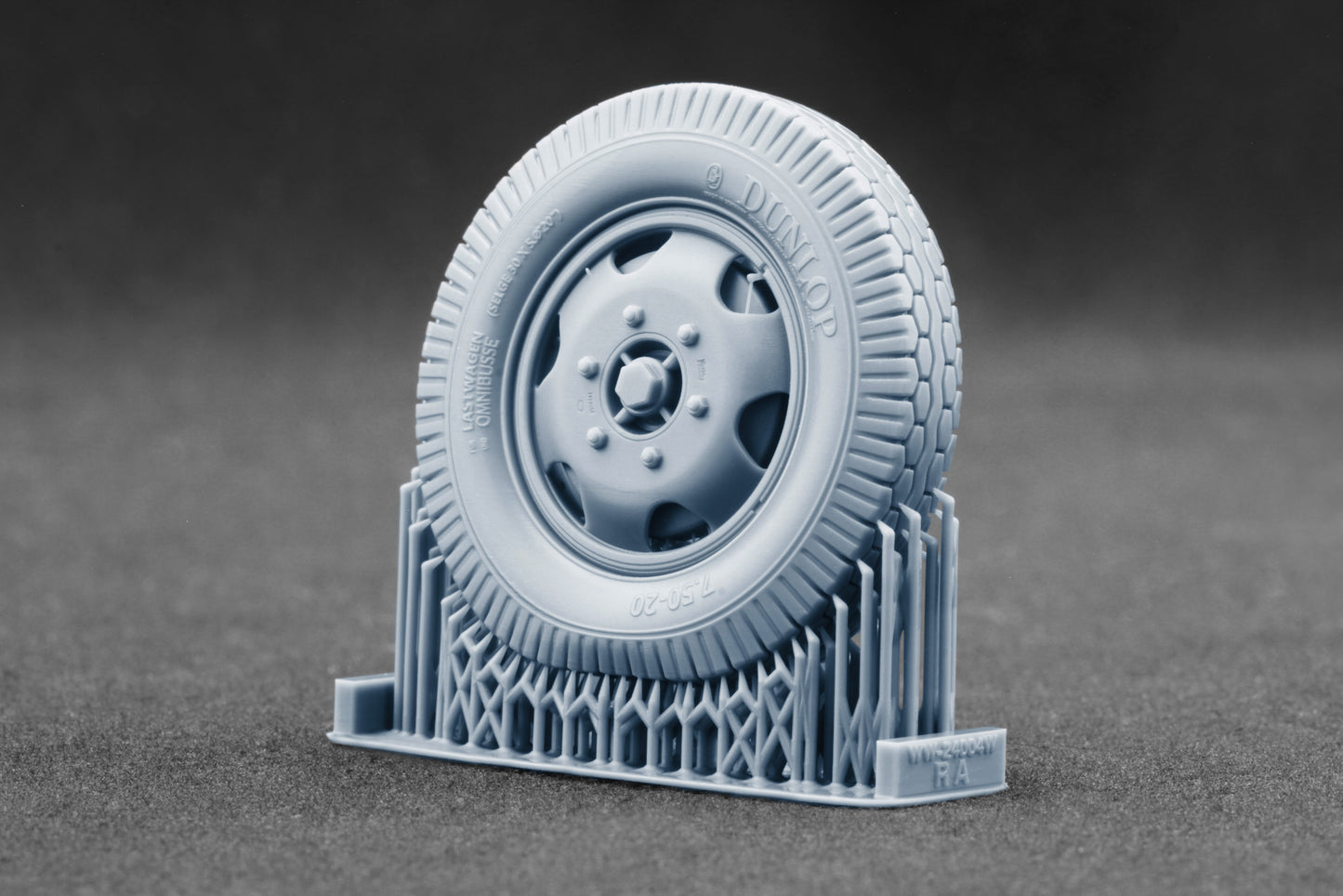 ScaleX Blitz Early v1 Weighted Wheel Set for Italeri 1:24 Model Kits
