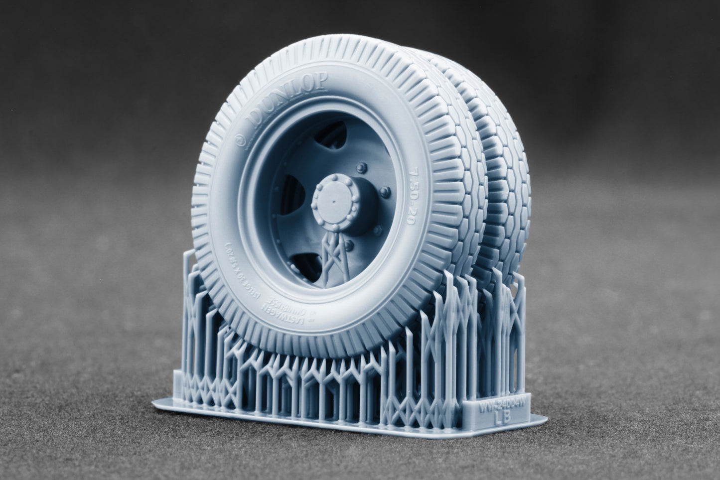 ScaleX Blitz Early v1 Weighted Wheel Set for Italeri 1:24 Model Kits