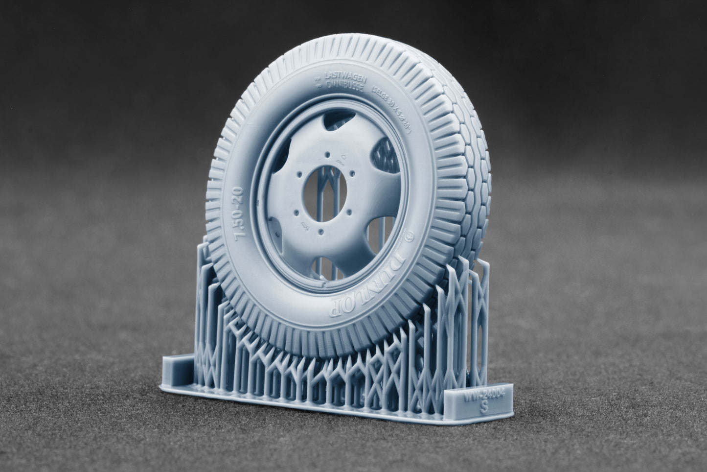 ScaleX Blitz Early v1 Weighted Wheel Set for Italeri 1:24 Model Kits
