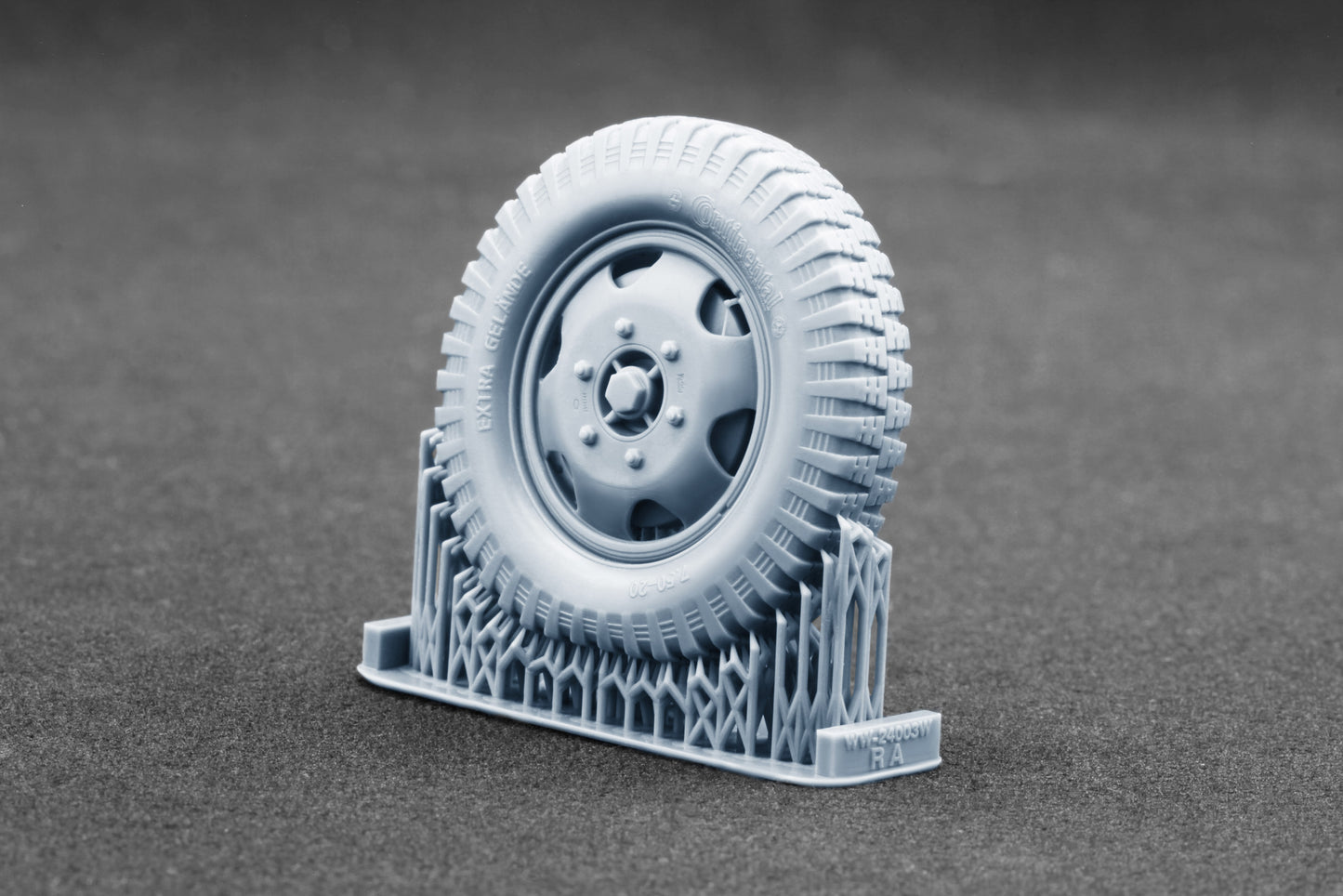 ScaleX Blitz Early v2 Weighted Wheel Set for Italeri 1:24 Model Kits