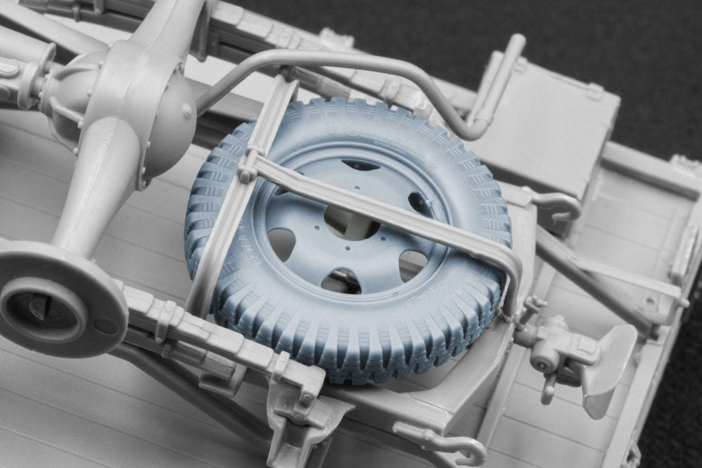 ScaleX Blitz Early Type Disc V1 Weighted Wheel Set For 1:35 Model Kits