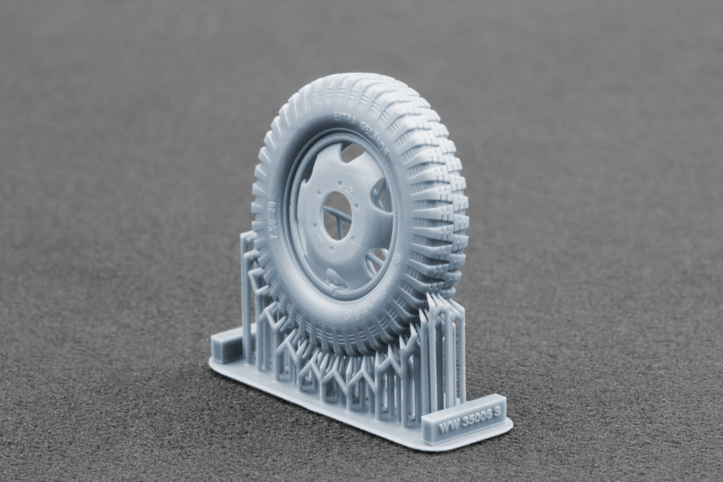 ScaleX Blitz Early Type Disc V1 Weighted Wheel Set For 1:35 Model Kits