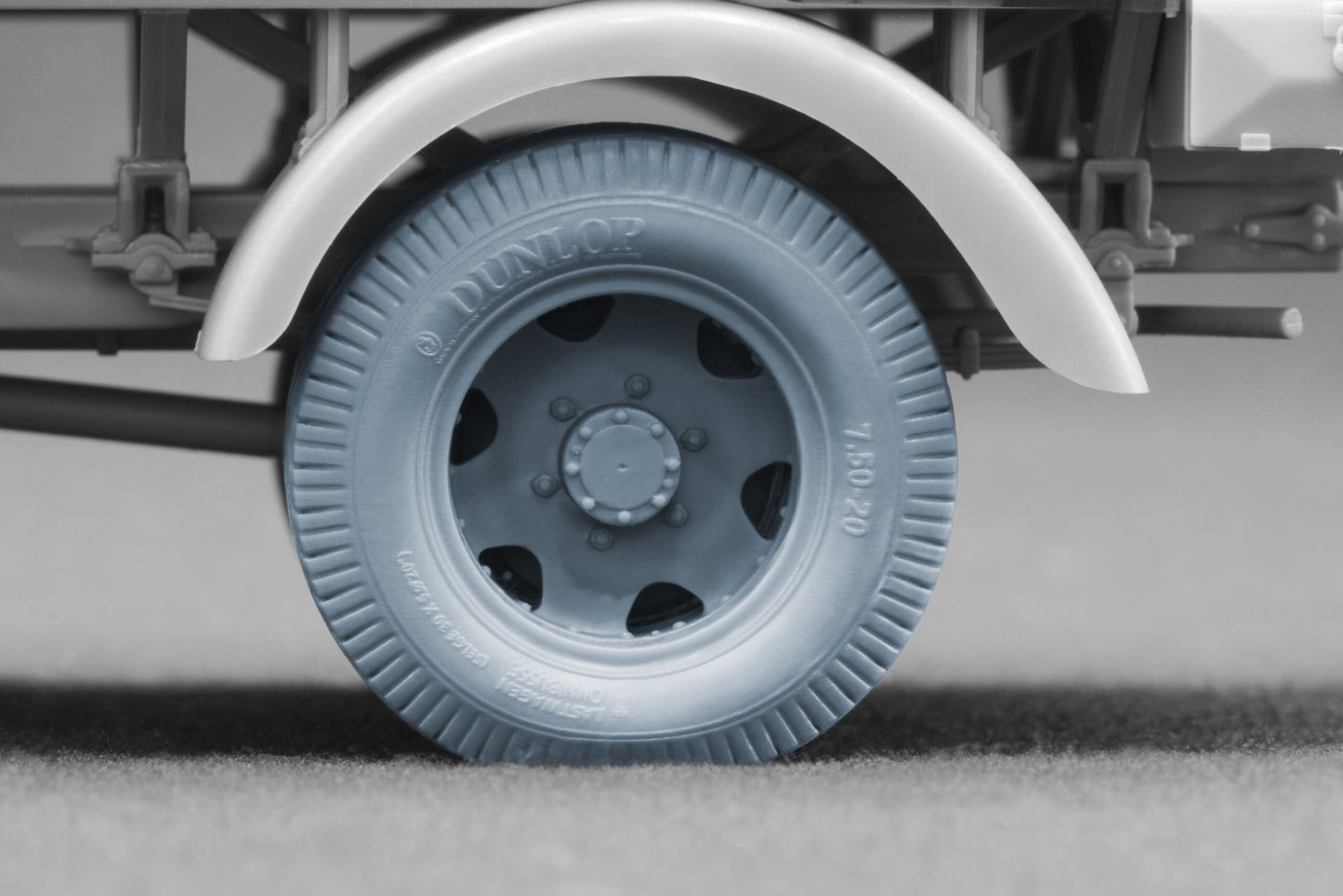 ScaleX Blitz Early Type Disc V2 Weighted Wheel Set For 1:35 Model Kits