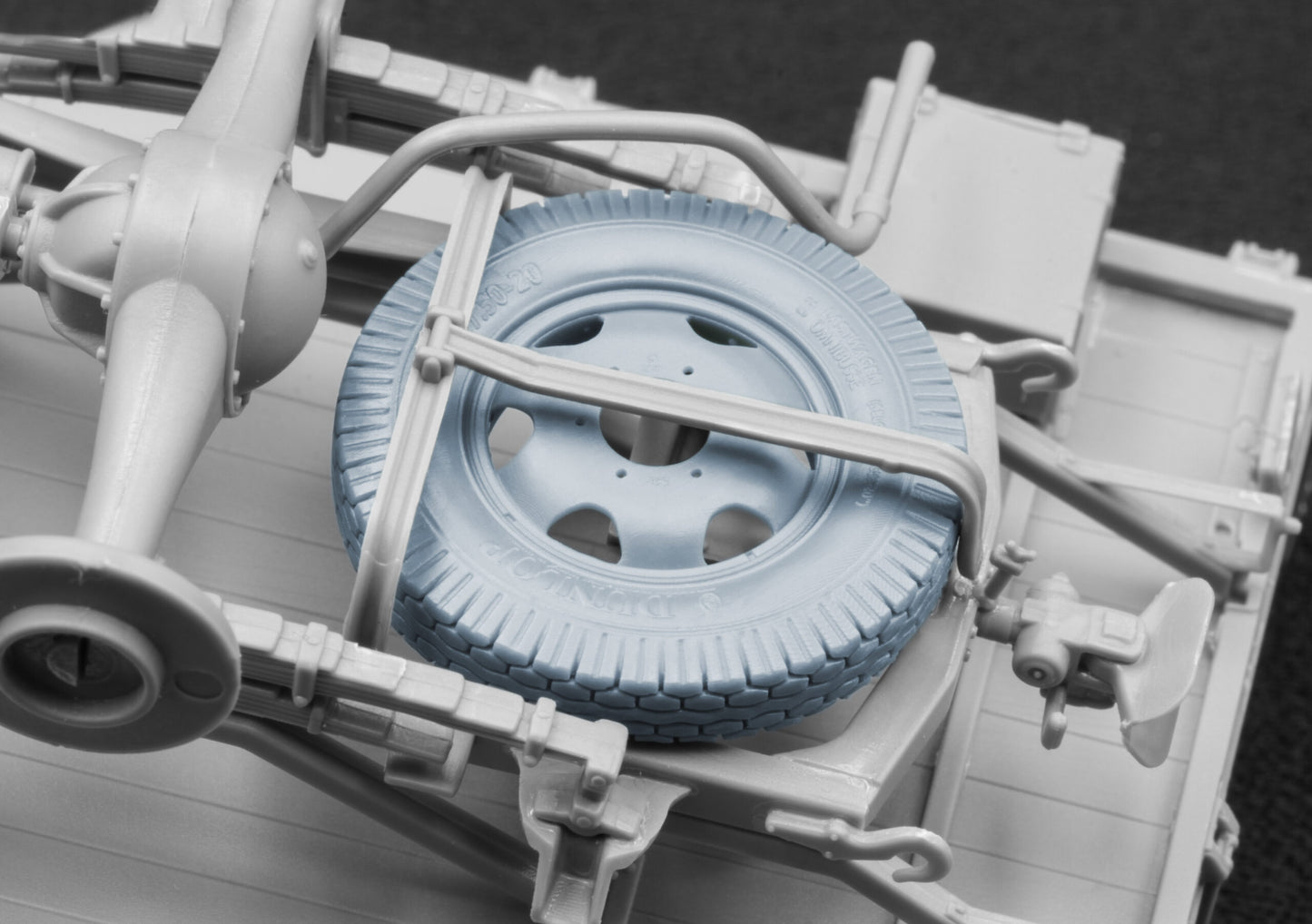 ScaleX Blitz Early Type Disc V2 Weighted Wheel Set For 1:35 Model Kits