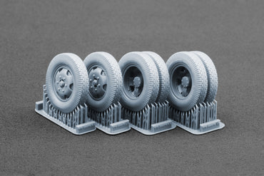ScaleX Blitz Early Type Disc V2 Weighted Wheel Set For 1:35 Model Kits
