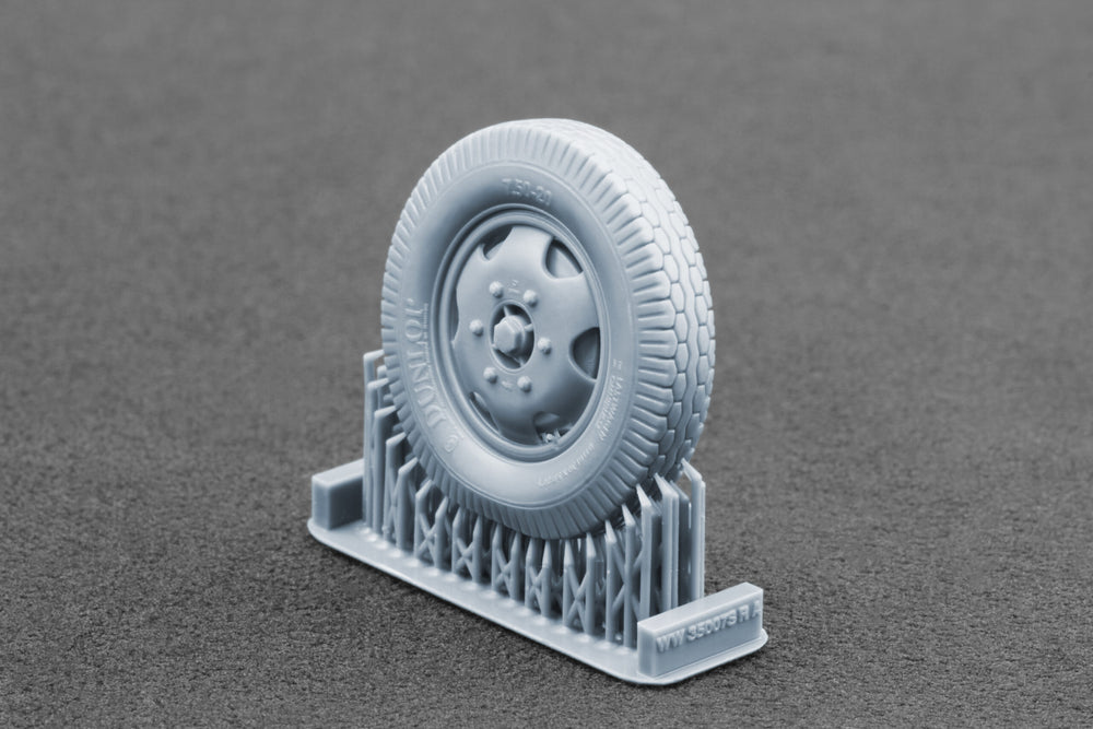 ScaleX Blitz Early Type Disc V2 Weighted Wheel Set For 1:35 Model Kits