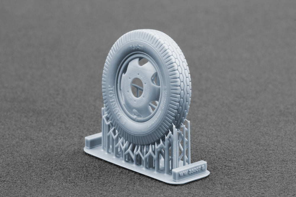 ScaleX Blitz Early Type Disc V2 Weighted Wheel Set For 1:35 Model Kits