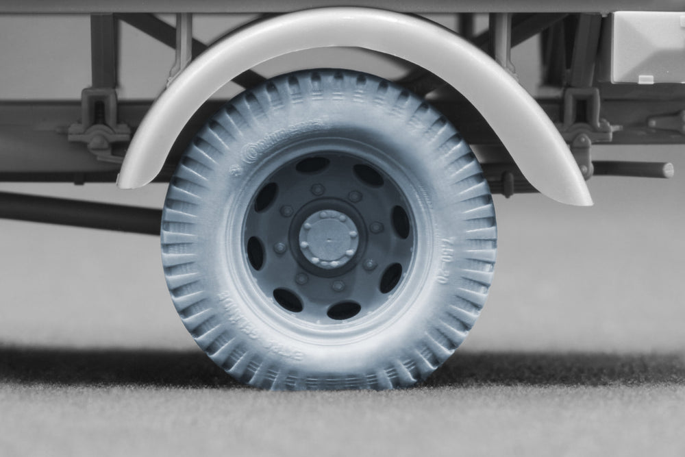 ScaleX Blitz Late Type Disc V1 Weighted Wheel Set For 1:35 Model Kits