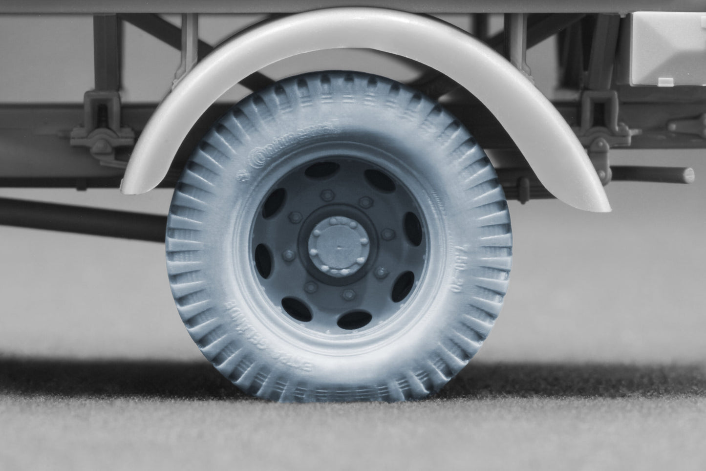 ScaleX Blitz Late Type Disc V1 Weighted Wheel Set For 1:35 Model Kits
