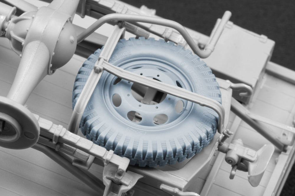 ScaleX Blitz Late Type Disc V1 Weighted Wheel Set For 1:35 Model Kits